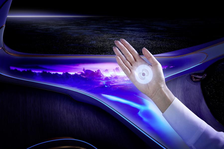 Детали интерьера Mercedes-Benz VISION AVTR 2020 года  (фото 37 из 64)